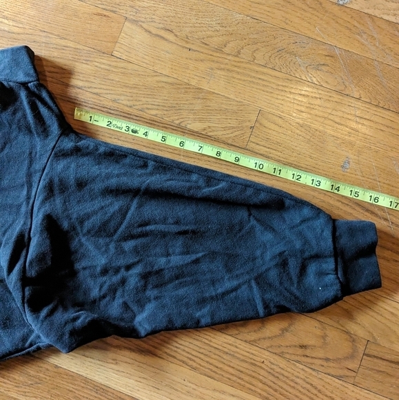 Levi's XXL Black Cropped‎ Cozy Pullover Hoodie - Picture 8 of 9